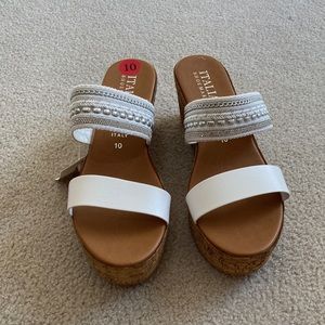 Wedge sandals new with tags